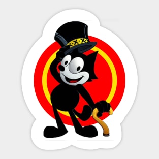 Felix The Cat Keep Walking Vintage Sticker